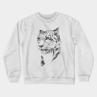 Snow Leopard Crewneck Sweatshirt